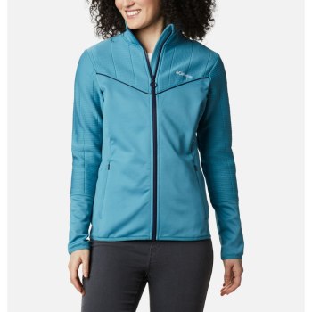 Columbia Roffe Ridge II Full Zip Fleece, Chamarras Azules Azul Marino Para Mujer | 107856-FLX